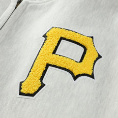 Pittsburgh Pirates Champion Reverse Weave Chenille Full-Zip Hoodie - MLB
