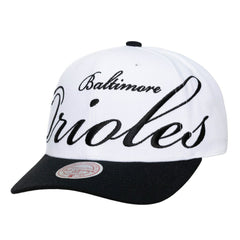 Baltimore Orioles Mitchell & Ness Unisex XL Script Pro Crown Snapback Hat - MLB