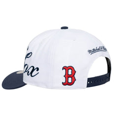 Boston Red Sox Mitchell & Ness Unisex XL Script Pro Crown Snapback Hat - MLB