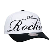 Colorado Rockies Mitchell & Ness Unisex XL Script Pro Crown Snapback Hat - MLB
