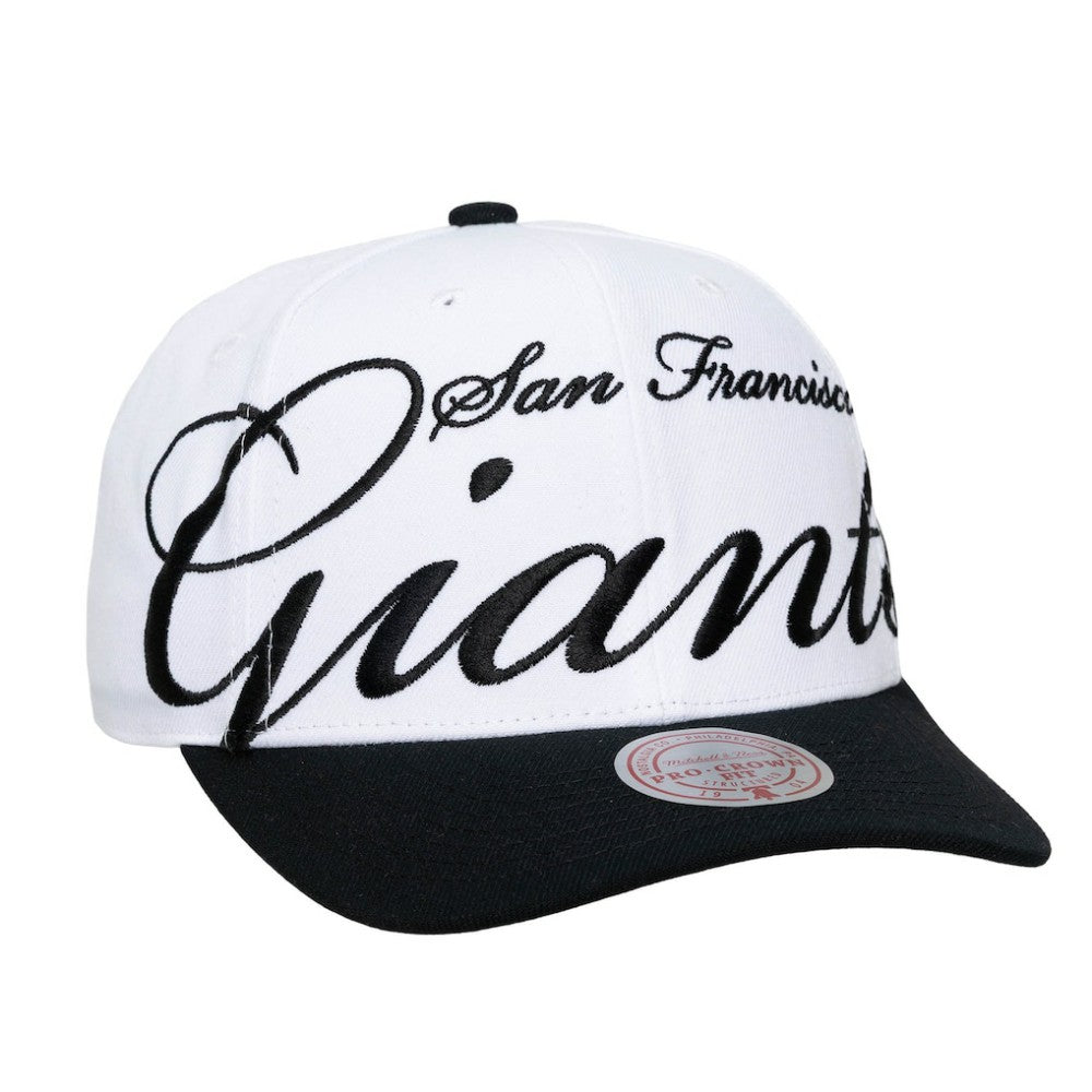 San Francisco Giants Mitchell & Ness Unisex XL Script Pro Crown Adjustable Hat - MLB