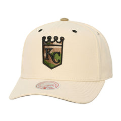 Kansas City Royals Mitchell & Ness Unisex Camo Logo Pro Crown Snapback Hat - MLB