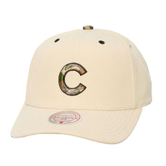 Chicago Cubs Mitchell & Ness Unisex Camo Logo Pro Crown Snapback Hat - MLB