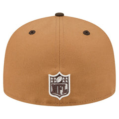 Arizona Cardinals New Era Two-Tone Walnut 59FIFTY Fitted Hat Light Brown/Dark Brown | NFL