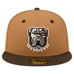 Cleveland Browns New Era Two-Tone Walnut 59FIFTY Fitted Hat Light Brown/Dark Brown | NFL