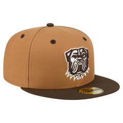 Cleveland Browns New Era Two-Tone Walnut 59FIFTY Fitted Hat Light Brown/Dark Brown | NFL