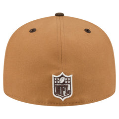 Denver Broncos New Era Two-Tone Walnut 59FIFTY Fitted Hat Light Brown/Dark Brown | NFL