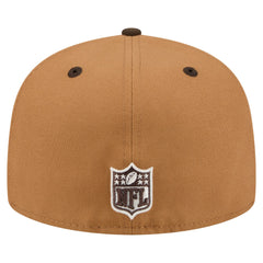 Houston Texans New Era Two-Tone Walnut 59FIFTY Fitted Hat Light Brown/Dark Brown | NFL