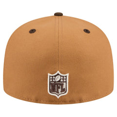 New Orleans Saints New Era Two-Tone Walnut 59FIFTY Fitted Hat Light Brown/Dark Brown | NFL