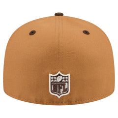 New York Jets New Era Two-Tone Walnut 59FIFTY Fitted Hat Light Brown/Dark Brown | NFL