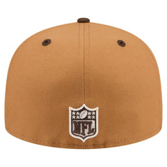 Tampa Bay Buccaneers New Era Two-Tone Walnut 59FIFTY Fitted Hat Light Brown/Dark Brown | NFL