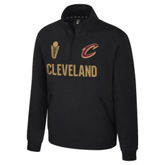 Cleveland Cavaliers Stadium Essentials Unisex First Team Trainer Quarter-Zip Pullover Black - NBA