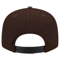 Minnesota Vikings Adult Burnt Wood Camo 9FIFTY Snapback Hat Dark Brown | NFL