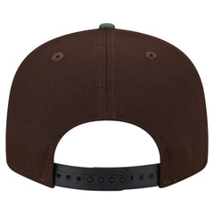 Pittsburgh Steelers Adult Burnt Wood Camo 9FIFTY Snapback Hat Dark Brown | NFL