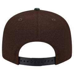 Washington Commanders Adult Burnt Wood Camo 9FIFTY Snapback Hat Dark Brown | NFL
