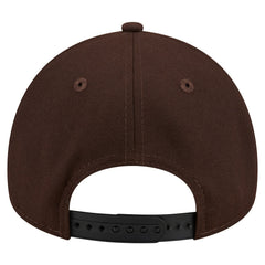 Baltimore Ravens New Era Burnt Wood A-Frame 9FORTY Adjustable Hat Dark Brown | NFL