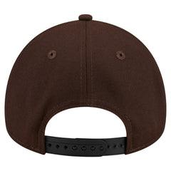 Green Bay Packers New Era Burnt Wood A-Frame 9FORTY Adjustable Hat Dark Brown | NFL
