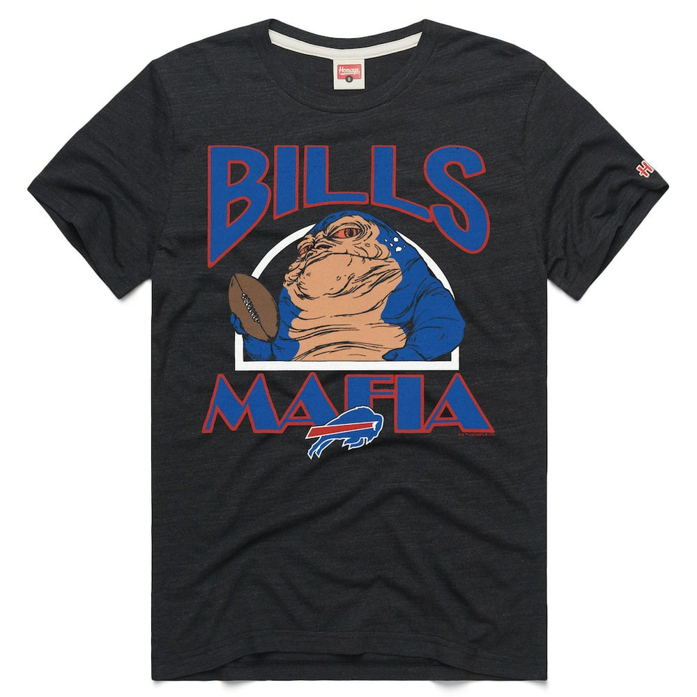 Buffalo Bills Homage Unisex Star Wars x NFL Tri-Blend T-Shirt Charcoal | NFL