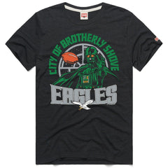 Philadelphia Eagles Homage Unisex Star Wars x NFL Tri-Blend T-Shirt Charcoal | NFL