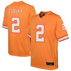 Emeka Egbuka Tampa Bay Buccaneers Youth Team Game Jersey Orange | Nike for Sale