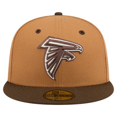 Atlanta Falcons New Era Two-Tone Walnut 59FIFTY Fitted Hat Light Brown/Dark Brown | NFL