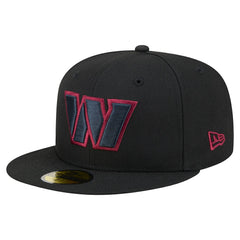 Washington Commanders New Era Color Pop 59FIFTY Fitted Hat Black | NFL