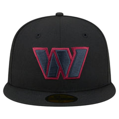 Washington Commanders New Era Color Pop 59FIFTY Fitted Hat Black | NFL