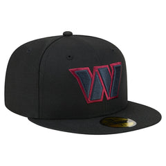Washington Commanders New Era Color Pop 59FIFTY Fitted Hat Black | NFL