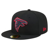 Atlanta Falcons New Era Color Pop 59FIFTY Fitted Hat Black | NFL