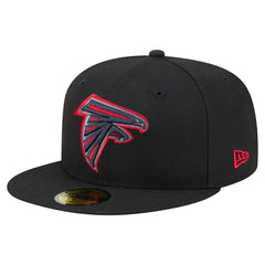 Atlanta Falcons New Era Color Pop 59FIFTY Fitted Hat Black | NFL