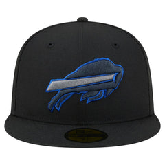 Buffalo Bills New Era Color Pop 59FIFTY Fitted Hat Black | NFL