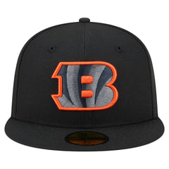 Cincinnati Bengals New Era Color Pop 59FIFTY Fitted Hat Black | NFL