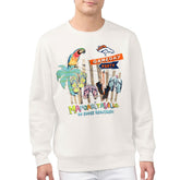 Denver Broncos Margaritaville Gameday Party Fleece Sweatshirt Cream | NFL
