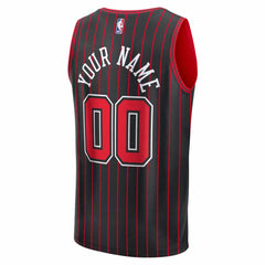 Chicago Bulls Fastbreak Custom Jersey Statement Editi- Black - NBA