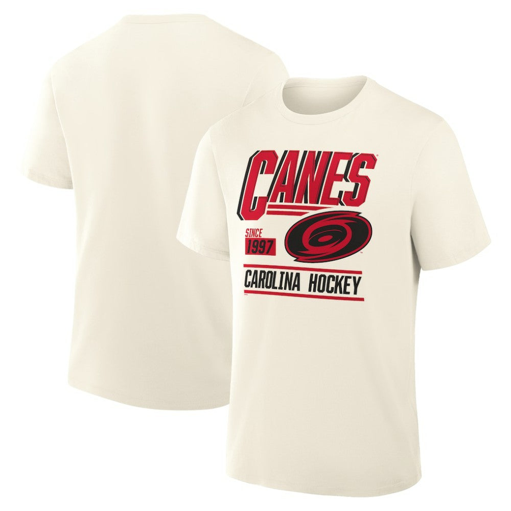 Carolina Hurricanes Fanatics Male Legacy T-Shirt - Cream - NHL