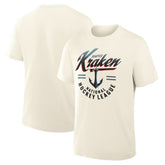 Seattle Kraken Fanatics Male Legacy T-Shirt - Cream - NHL