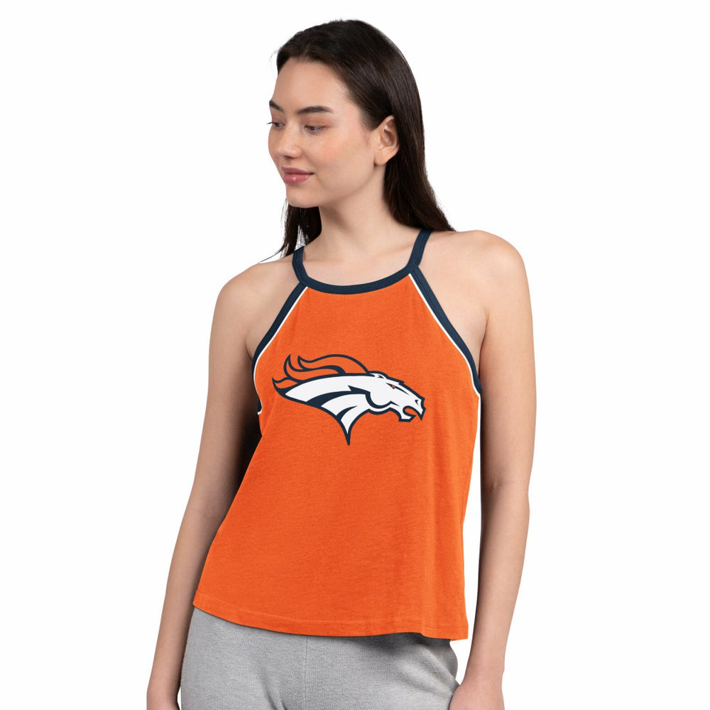 Denver Broncos G-III 4Her by Carl Banks Women's Redemption Win Slub Tank Top Orange | NFL