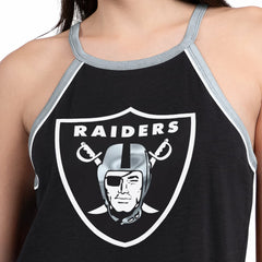 Las Vegas Raiders G-III 4Her by Carl Banks Women's Redemption Win Slub Tank Top Black | NFL