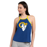 Los Angeles Rams G-III 4Her by Carl Banks Women's Redemption Win Slub Tank Top Royal | NFL