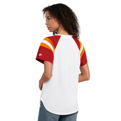 Tampa Bay Buccaneers Starter Women's Game On Notch Neck T-Shirt White | NFL
