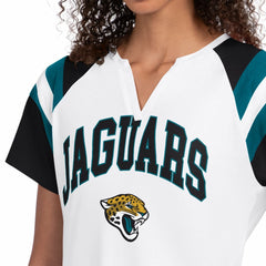 Jacksonville Jaguars Starter Women's Game On Notch Neck T-Shirt White | NFL