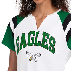 Philadelphia Eagles Starter Women's Game On Notch Neck T-Shirt White | NFL