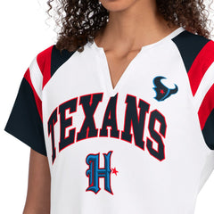 Houston Texans Starter Women's Game On Notch Neck T-Shirt White | NFL