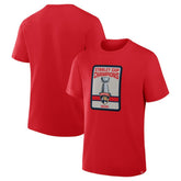 Florida Panthers 2025 Stanley Cup Champions Banner Raising T-Shirt - Red - NHL
