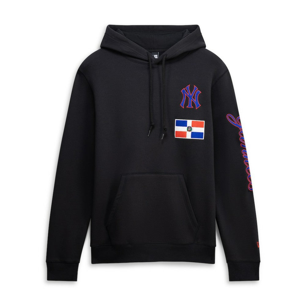 New York Yankees New Era Dominican Republic Country Flag Hoodie - MLB