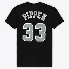 Scottie Pippen Chicago Bulls Unisex Hardwood Classics Reload 3.0 T-Shirt Black - NBA