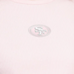 San Francisco 49ers Starter Women's Travel Pastels Cropped Tank Pastel Pink | NFL