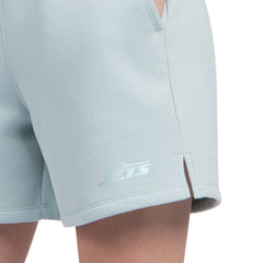 New York Jets Starter Women's Travel Pastels Fleece Short Pastel Green | NFL