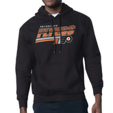 Philadelphia Flyers Starter Logo Push Fleece Hoodie - Black - NHL
