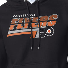 Philadelphia Flyers Starter Logo Push Fleece Hoodie - Black - NHL